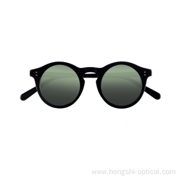 Handmade Round Shape Frame Fashion Vintage Style Acetate Sunglasses 2023